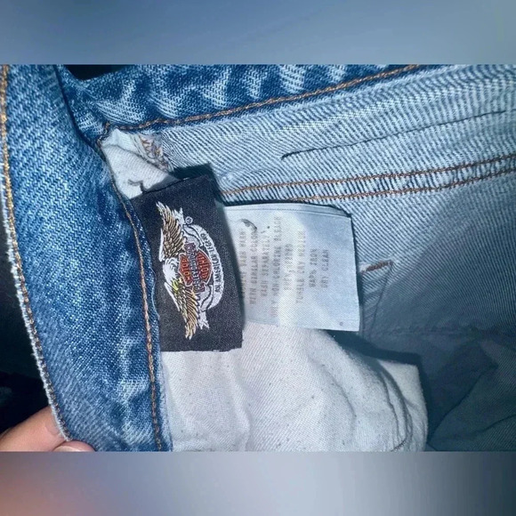 Harley Davidson Jean's 42 X 36 Classic Fit Men's 100% Cotton Denim Biker Sturgis - Picture 15 of 16